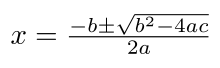 Bachelor of Science Mathematics- PCM (Physics, Chemistry, Mathematics) Education 2 220px Quadratic formula.svg 1