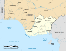 Bachelor of Science Mathematics- PCM (Physics, Chemistry, Mathematics) in UK 3 Biafra independent state map en.svg